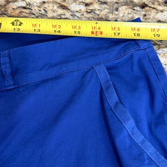 Fresh Produce Blue Cotton Blend Straight Leg Capri Size XL - Picture 6 of 8